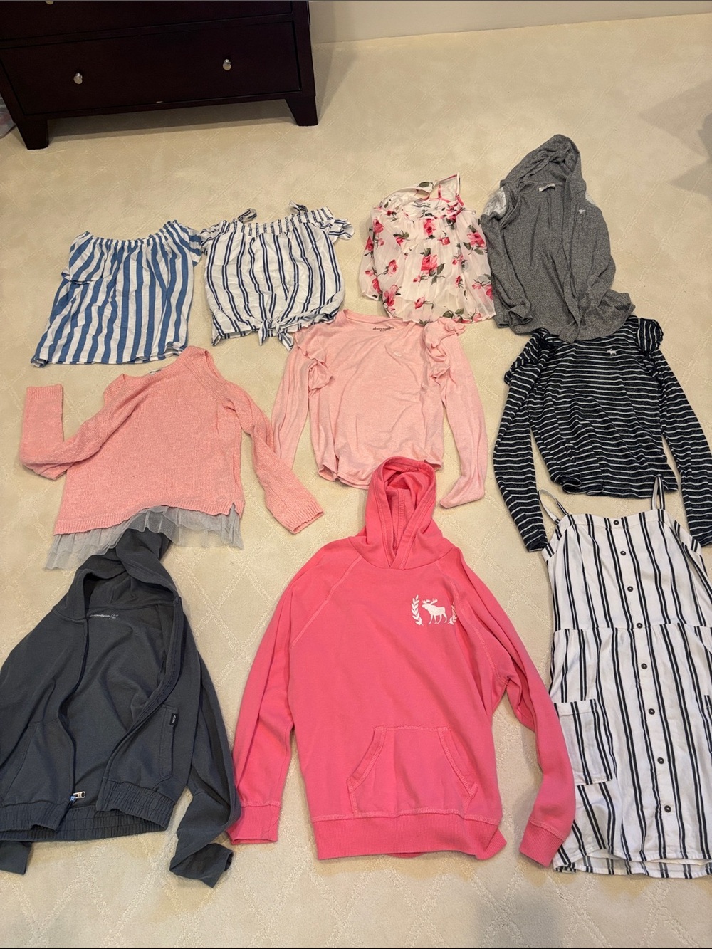 Abercrombie kids girls size 11/12 bundle. TEN items